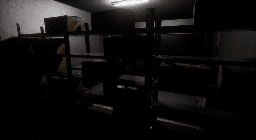 Suspicious interrogation room detail