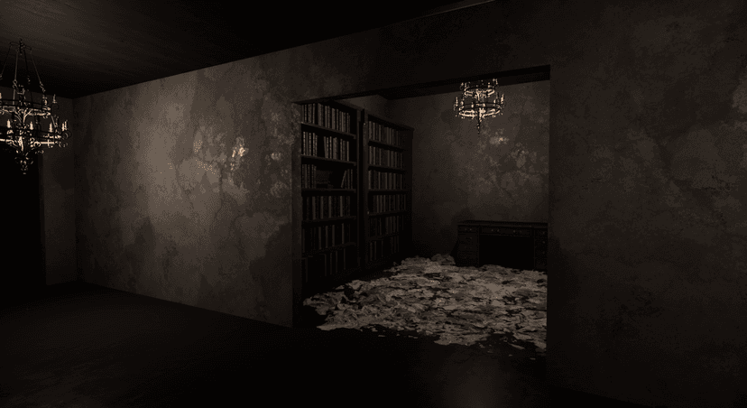 Decaying escape room elements