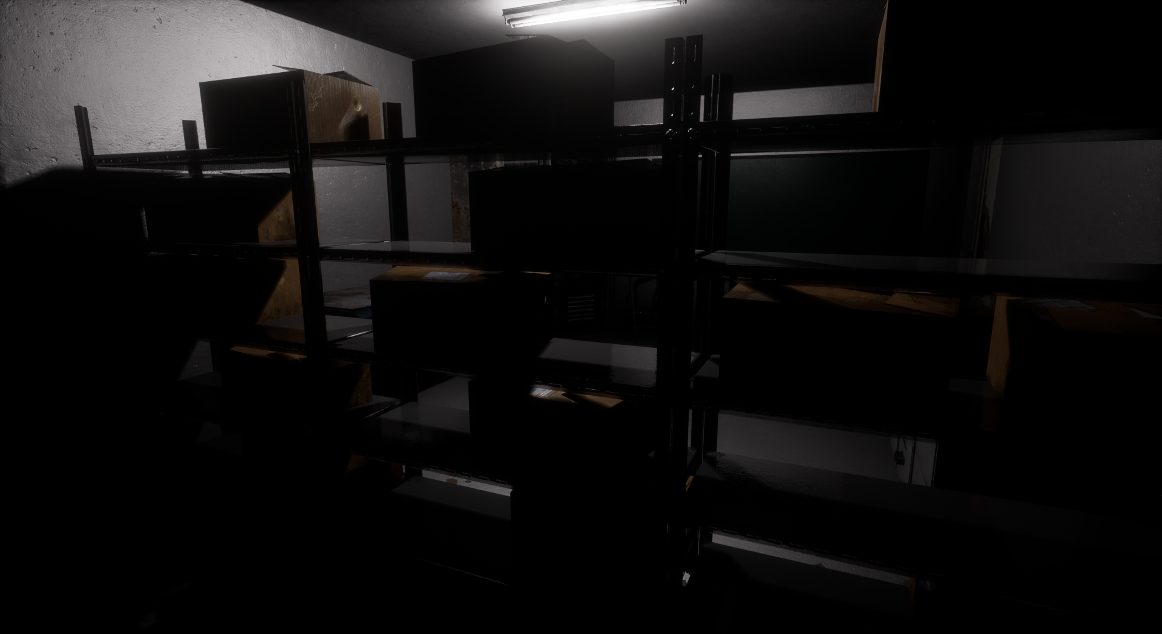 Suspicious interrogation room detail